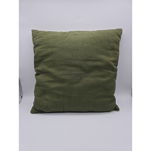 Vintage Snowman Christmas Pillow Dashing Through the Snow Pat Yuille Design 16” - Picture 2 of 6